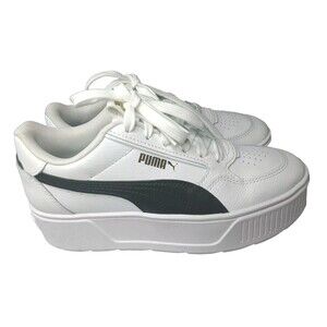 Puma Karmen Rebelle Jr Shoes Size 4.5 Junior Kids Shoes White Sneakers